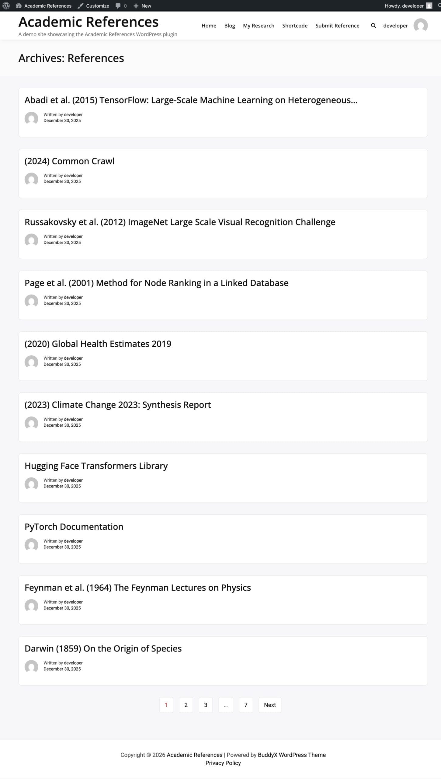 Frontend Reference Archive