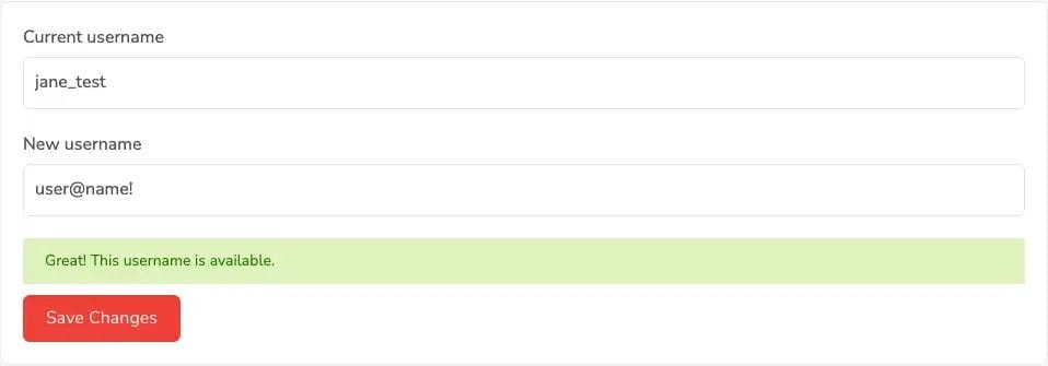 Invalid Characters Error