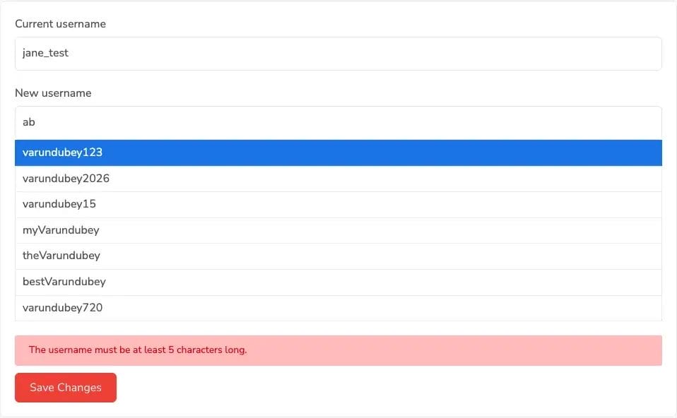 Minimum Length Error