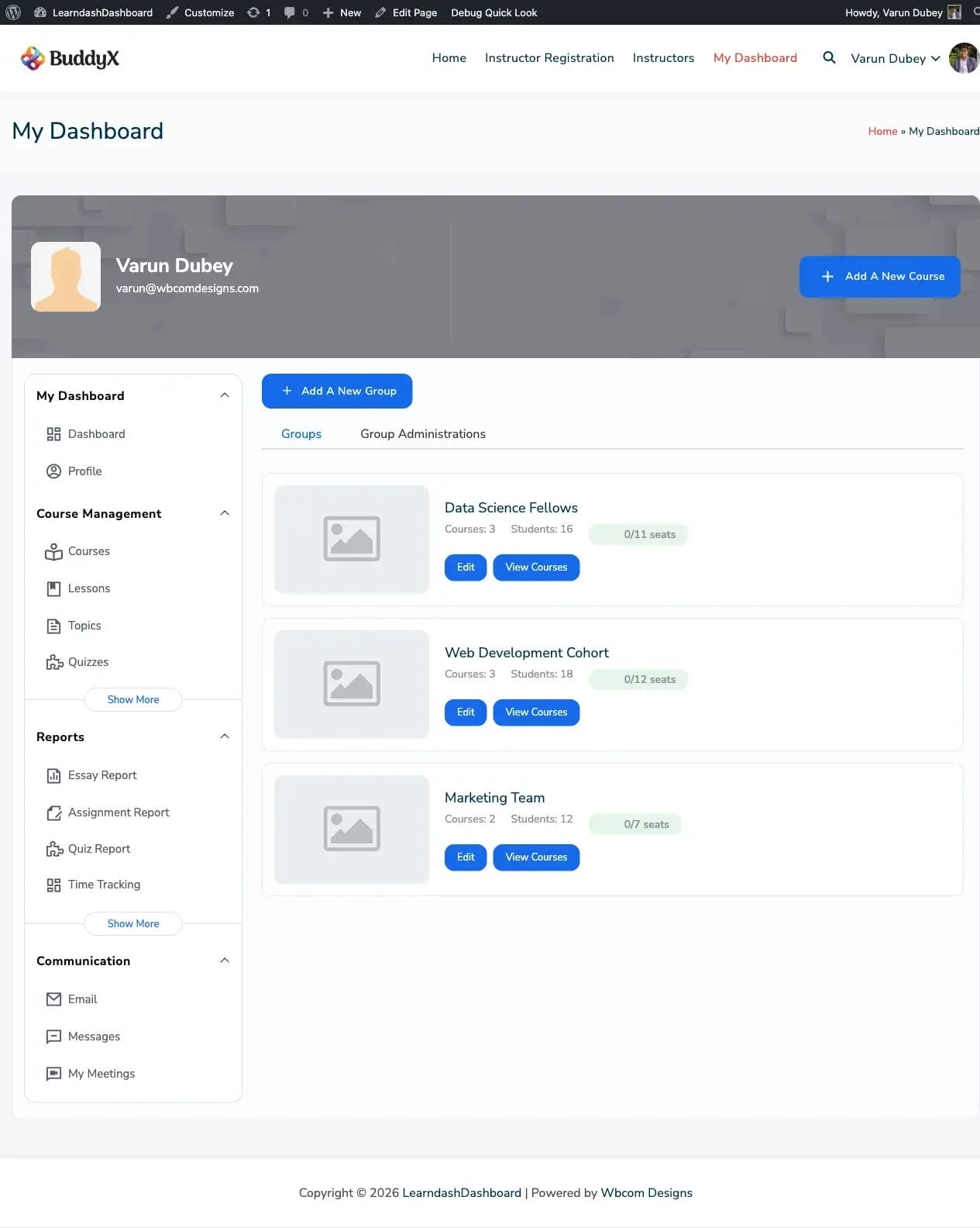 Admin Groups Overview